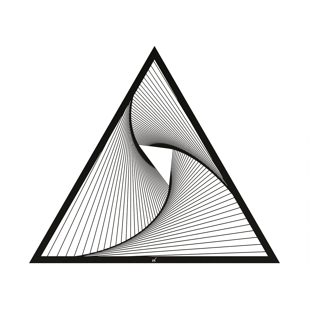 Wall Art Triangle - Illusion