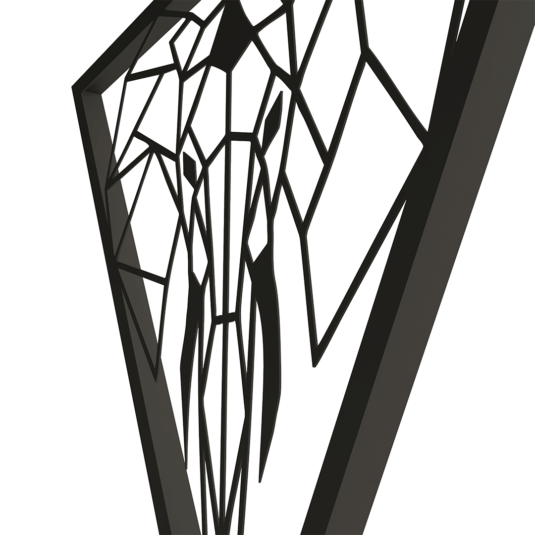 Wall Art Triangle - Elephant