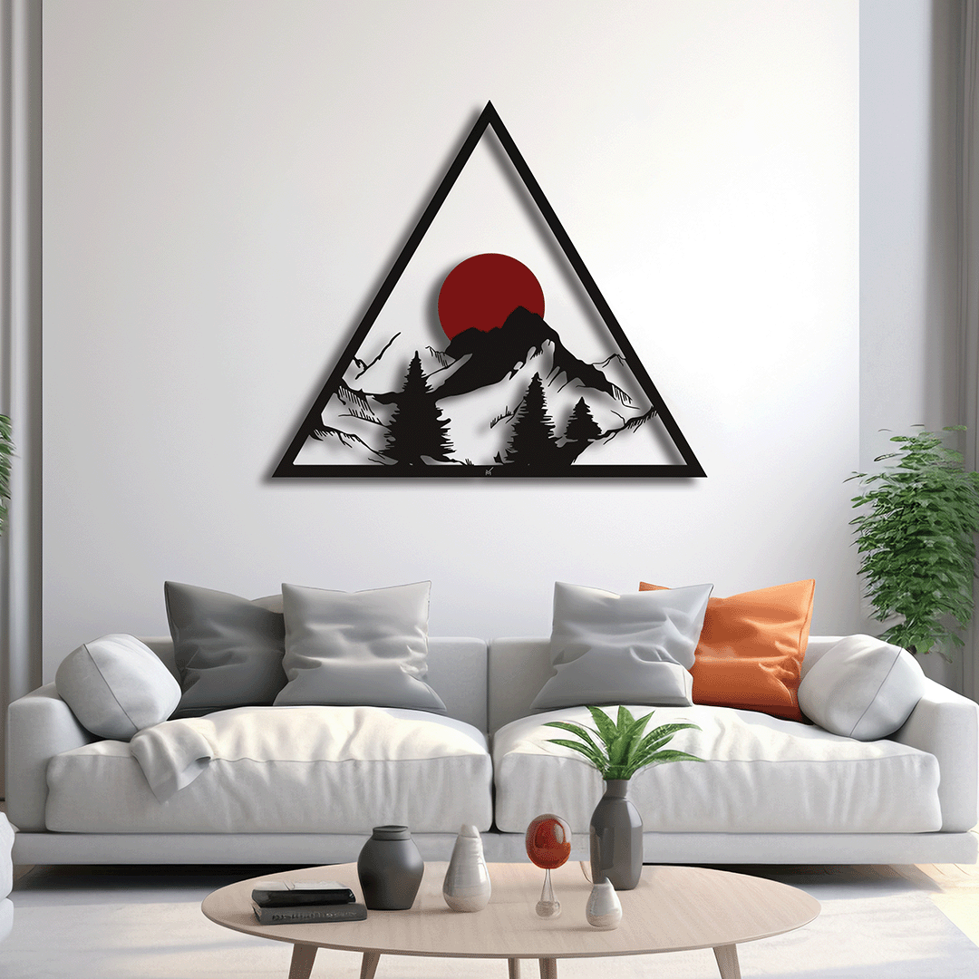 Wall Art Triangle - Landscape
