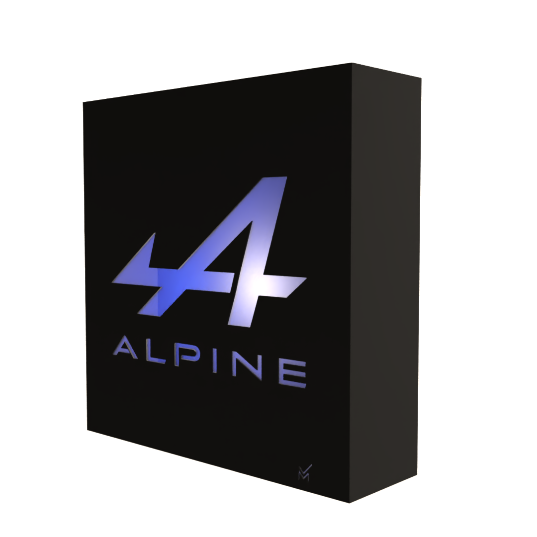 Lamp Square - Formula 1 Alpine Option 2