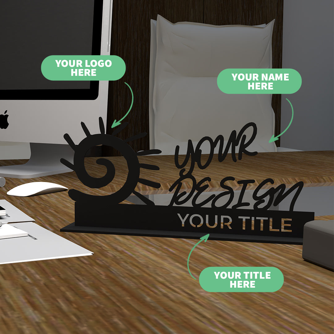 Table Plaque - Customizable 30cm