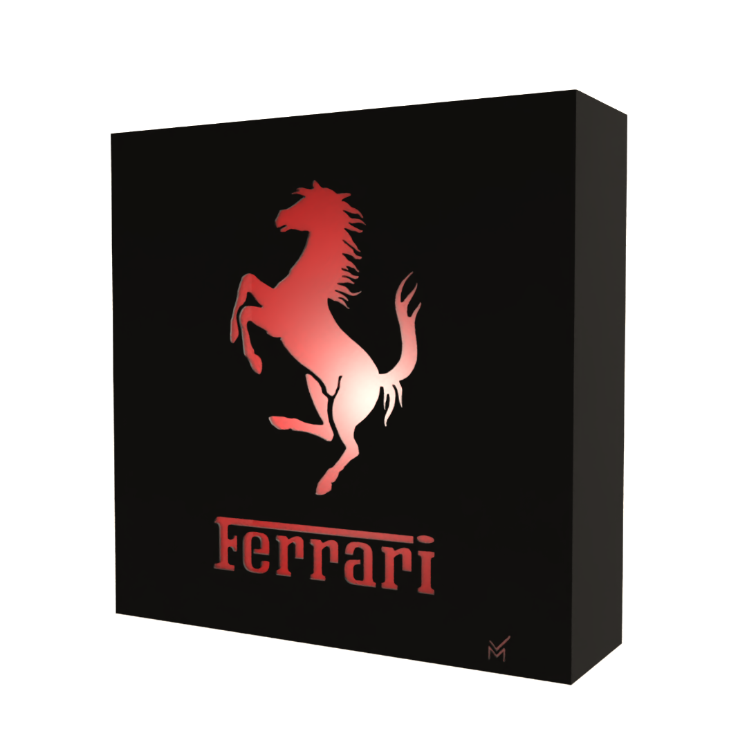 Lamp Square - Formula 1 Ferrari Option 2