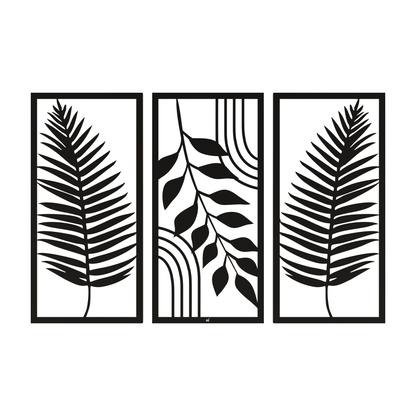 Wall Art Trio - Leaves