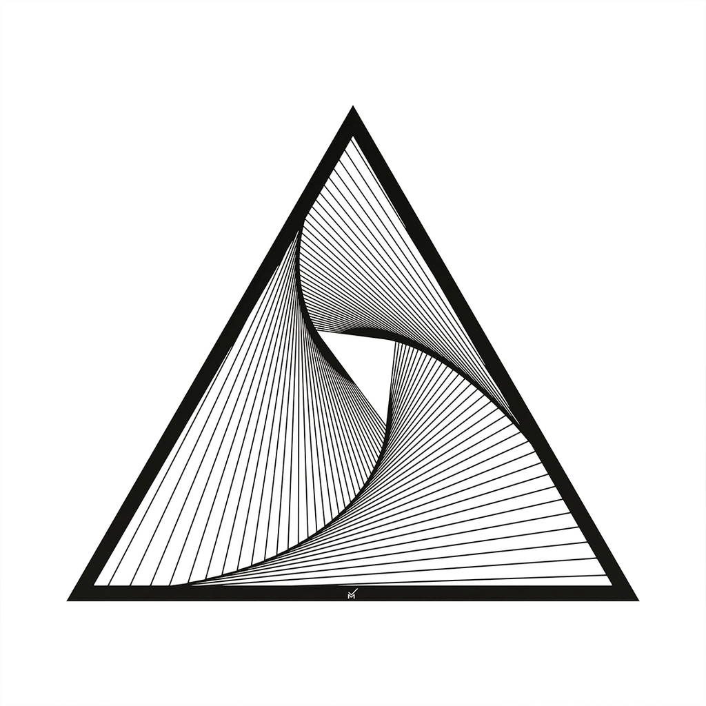 Wall Art Triangle - Illusion