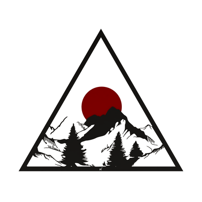 Wall Art Triangle - Landscape