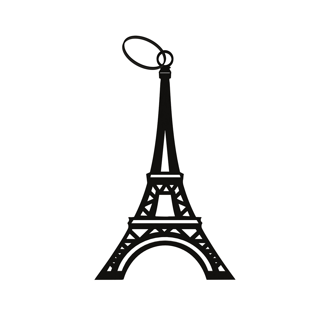 Keychain - Eiffel Tower