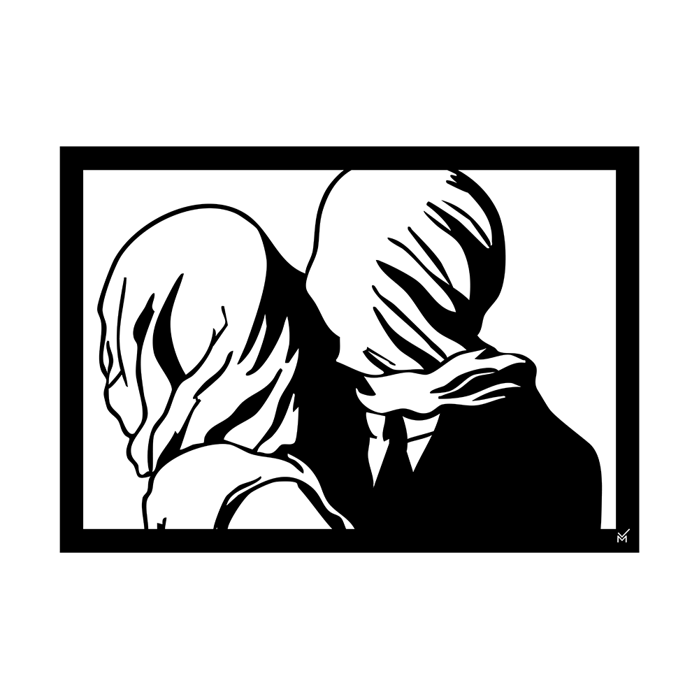 Wall Art Rectangle - The Lovers