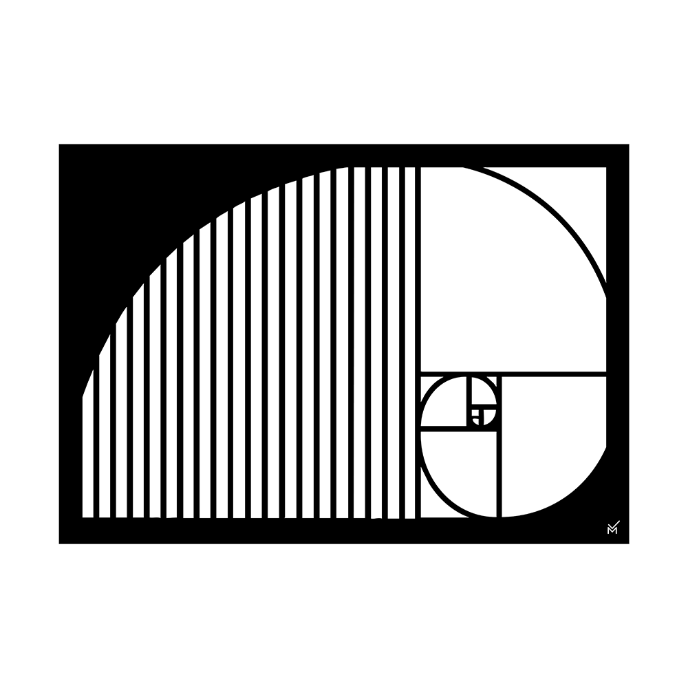 Wall Art Rectangle - Golden Ratio