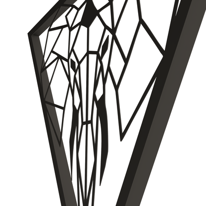 Wall Art Triangle - Elephant
