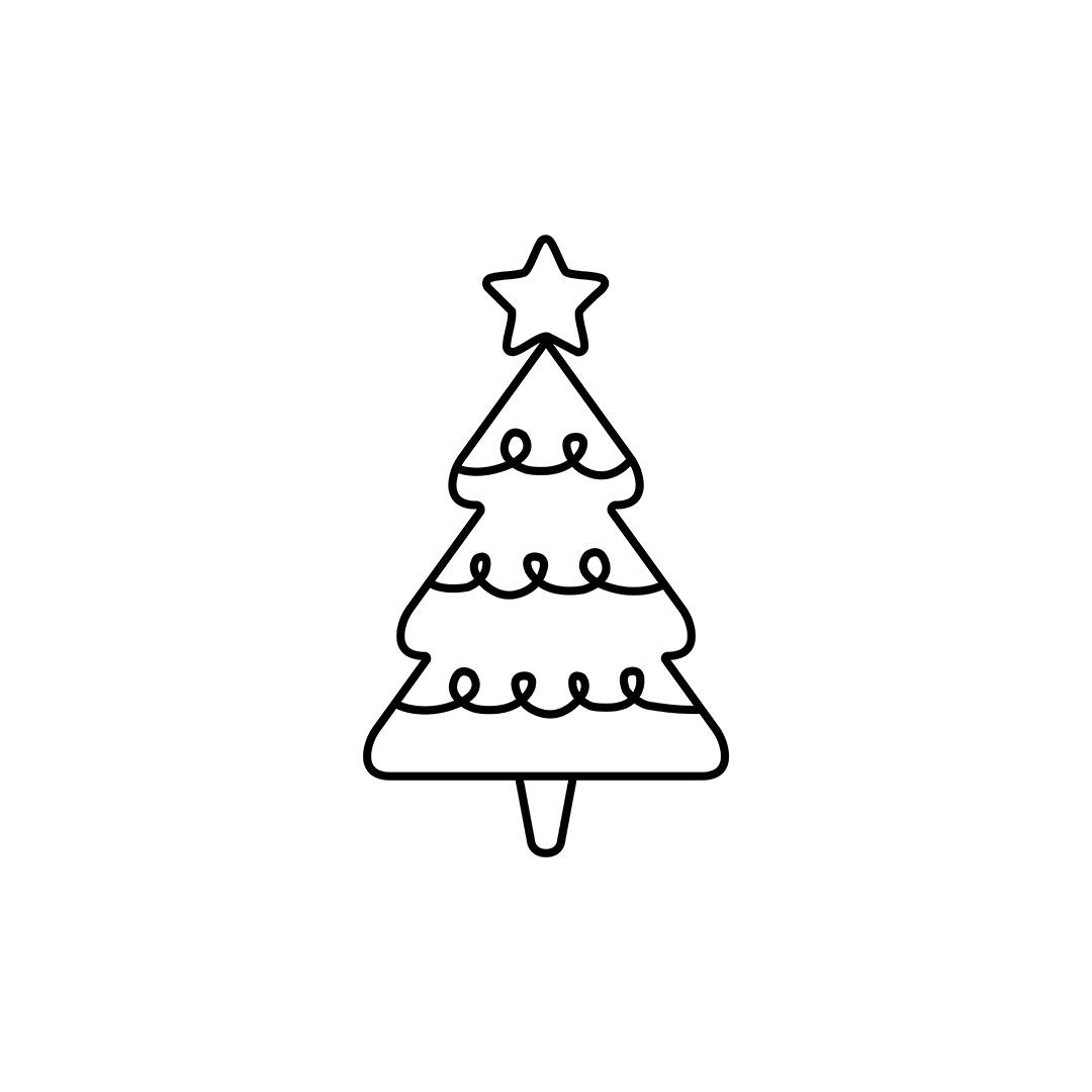 Christmas - Wall Tree 3