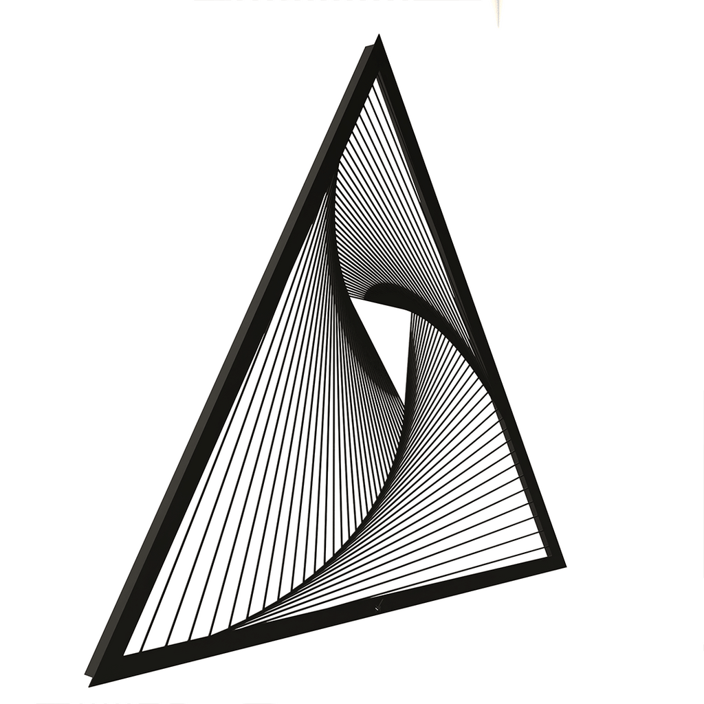 Wall Art Triangle - Illusion