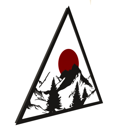 Wall Art Triangle - Landscape