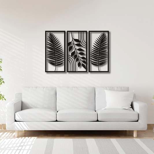 Wall Art Trio - Leaves