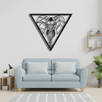 Wall Art Triangle - Elephant