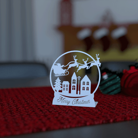 Christmas - Globe Plaque