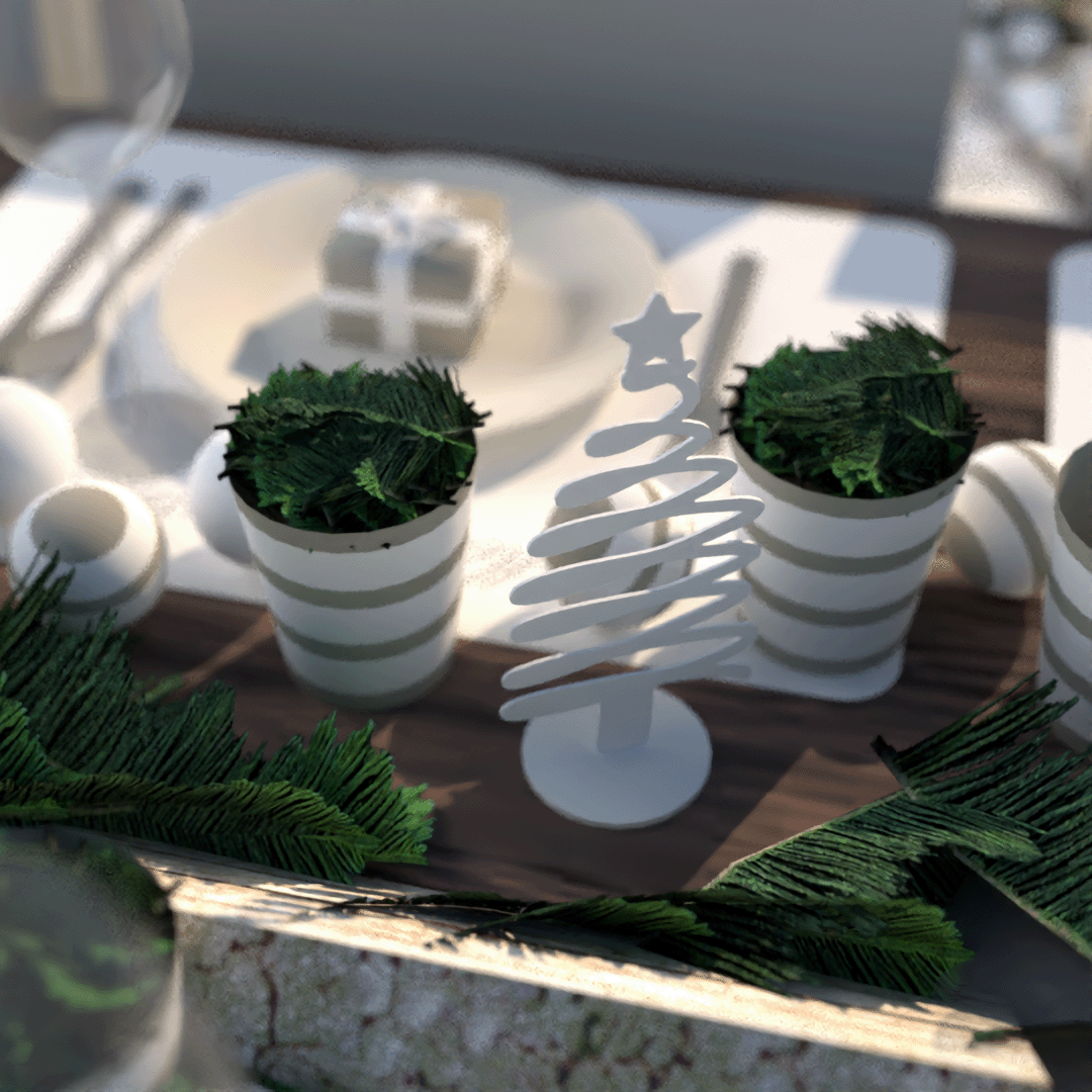 Christmas - Tree Plaque 2 set of 2