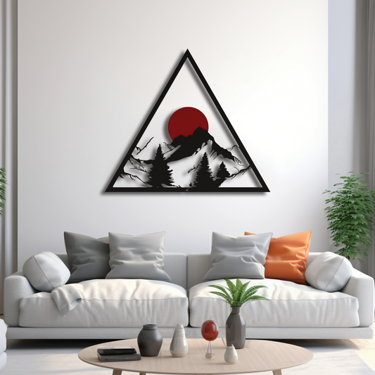 Wall Art Triangle - Landscape