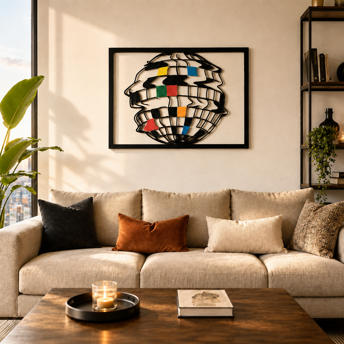 Wall Art Rectangle - Disco Illusion