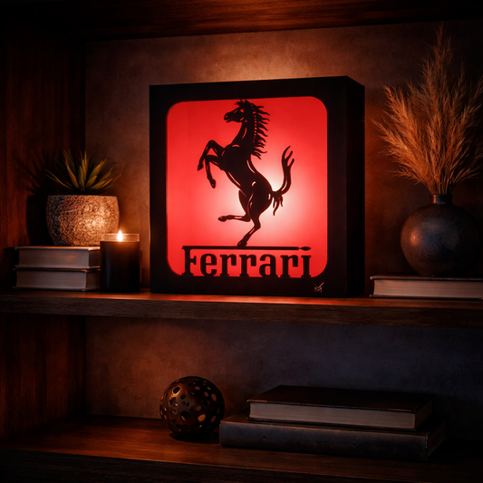 Lamp Square - Formula 1 Ferrari Option 1