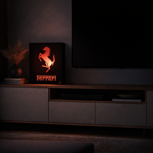 Lamp Square - Formula 1 Ferrari Option 2