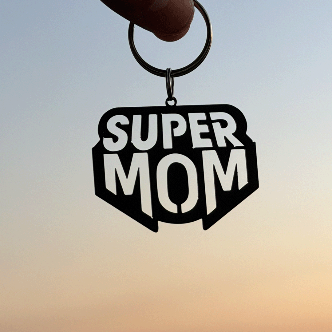 keychain - Super MoM