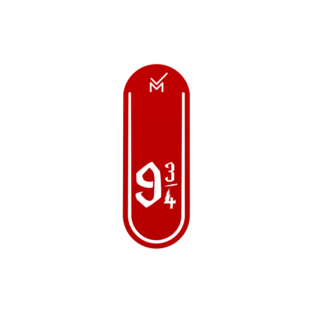 Bookmark - Platform 9 3/4 (Harry Potter)