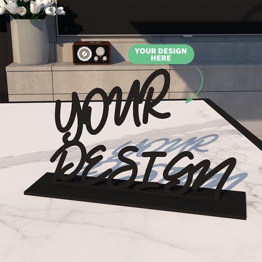 Table Plaque - Customizable 20cm